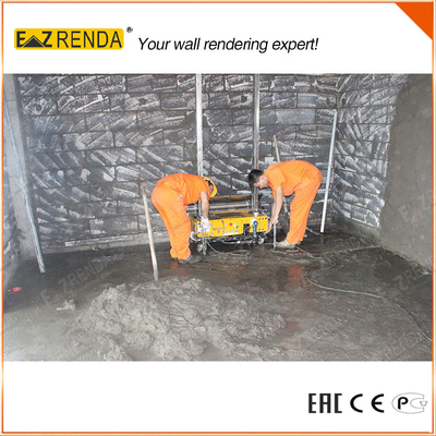 GOST Mortar Spraying Machine , Cement Plastering Machine 1200mm Length