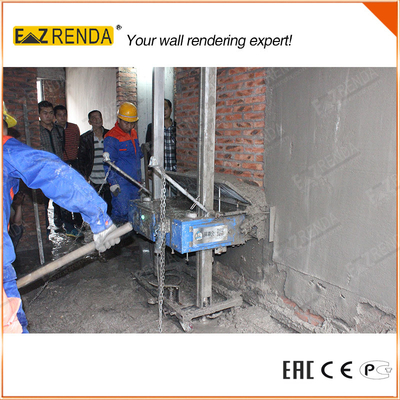 SS304 Toothed Pipes Auto Plastering Machine With Special Plug In Cabniet
