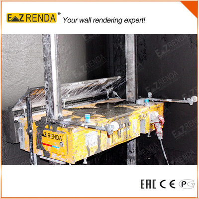 Plastering Materials Internal Wall Render Machine Yellow Model Vibrator Plug In Cabniet