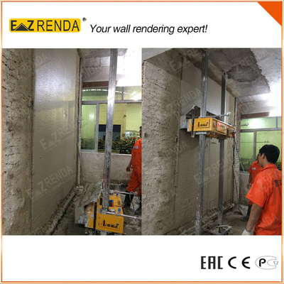 Plastering Materials Internal Wall Render Machine Yellow Model Vibrator Plug In Cabniet
