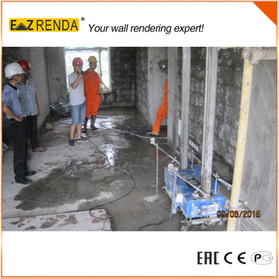 0.75KW Lime Spray Machine Wall Render Machine Build Color Internal Wall