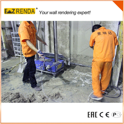 600-750m2 / Day Skyscraper Concrete Plastering Machine 100kgs/110KGS