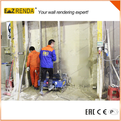 Automatic Wet Cement Mortar Ez Renda Rendering Machine Small Stone