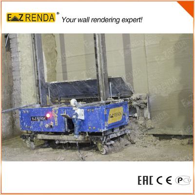 Multi Finish One Coat Plaster Automatic Rendering Machine Strong Smoothing Effect