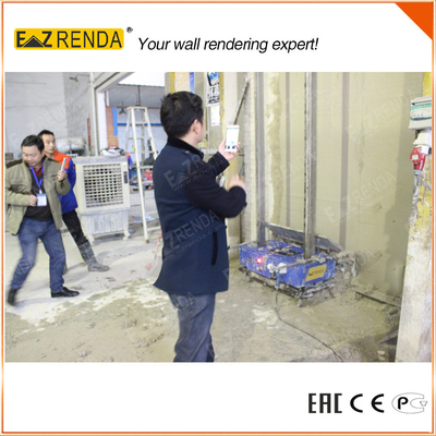 Plastering Tips Automatic Rendering Machine Cement Wall 100kgs/110KGS