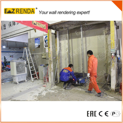0.75kw Plastering Wall Rendering Machine Spray Brick Block Wall