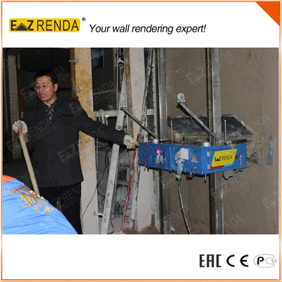 Brick Wall Plaster Rendering Machine Auto Plastering Machine 0.75kw