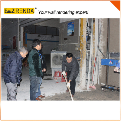 Brick Wall Plaster Rendering Machine Auto Plastering Machine 0.75kw