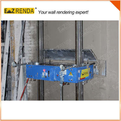 Hydraulic Mortar Plastering Machine 1150*700*500 MM 4-30 Mm Thickness