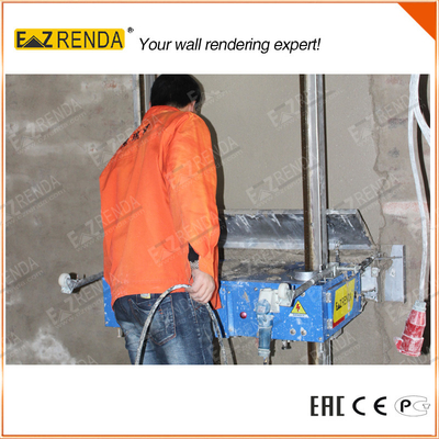 SS304 Toothed Pipes Mortar Rendering Machine Cement Plastering Machine
