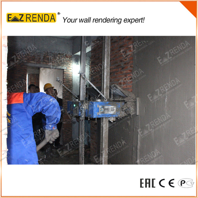 Construction Gypsum Plastering Machine , Render Spray Machine Cement Wall Use