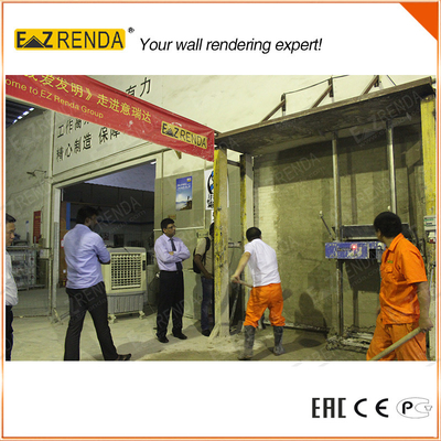 7-8 Times Efficiency Concrete Plastering Machine Mechanical render sprayer