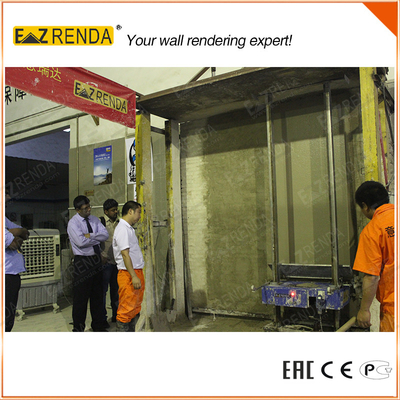 Durable Single Phase Drive plaster rendering machine easy to use