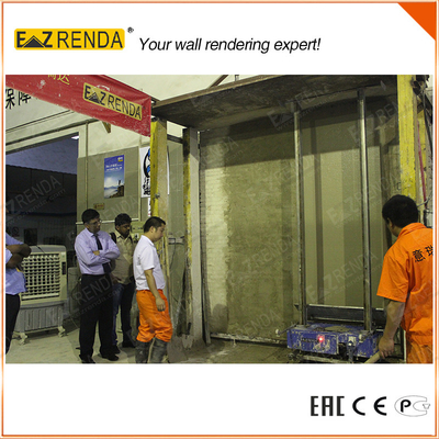 Durable Single Phase Drive plaster rendering machine easy to use