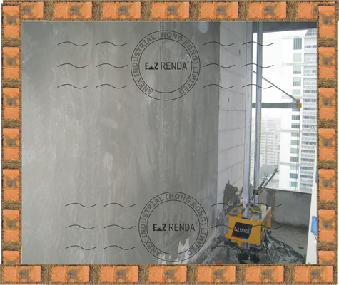 Cement Mortar Plaster Rendering Machine 650mm Width For Bricks Wall
