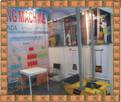 Block Wall Mortar Rendering Machine Automatic 4mm - 30mm Thick