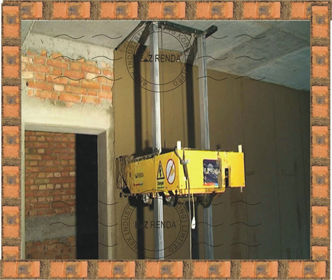 Block Cement Wall Ez Renda Rendering Machine Auto 4mm - 30mm Thick