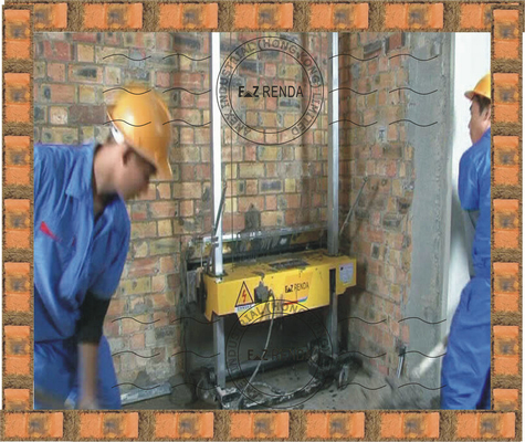 Concrete Mortar Wall Plastering Render Machine EZ RENDA 75 m² / h