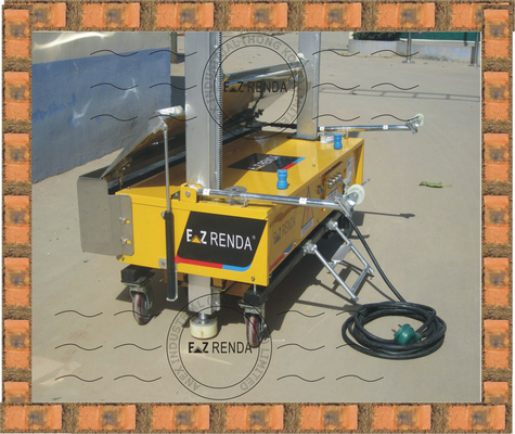 No Air Bubble Ez Renda Auto Rendering Machine 1250mm Length For Internal Wall