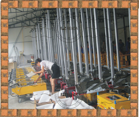 Clay Mortar Automatic Plastering Machine For Horizontal / Vertical Wall