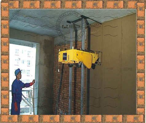 Automatic Wall Mortar Plastering Machine 380V / 50Hz 1350mm Width