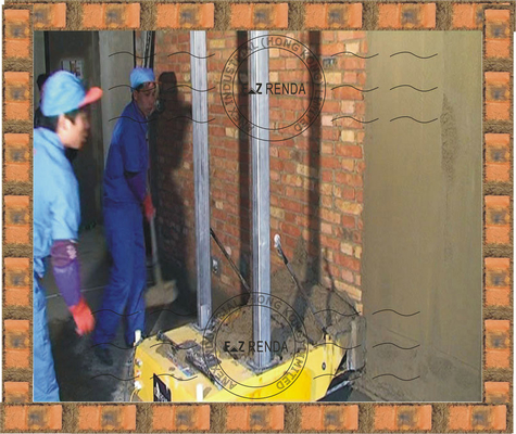 Automatic Spray Plastering Machine 4mm - 30mm Thick For Lime Wall