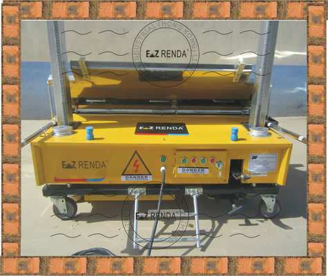 Automatic Mortar Rendering Machine For Cement Wall 4mm - 30mm Thick