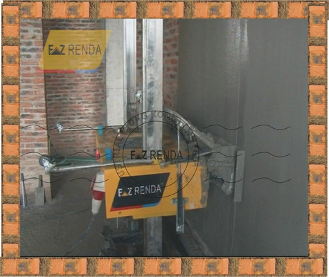 Hydraulic Wall Rendering Machine 500mm Width For Cement Spray Plaster 75 m²/h