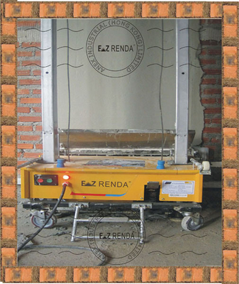 Professional Auto Gypsum Plaster Machine For Lime Mortar Wall Coating and Smoothing 95 m²/h