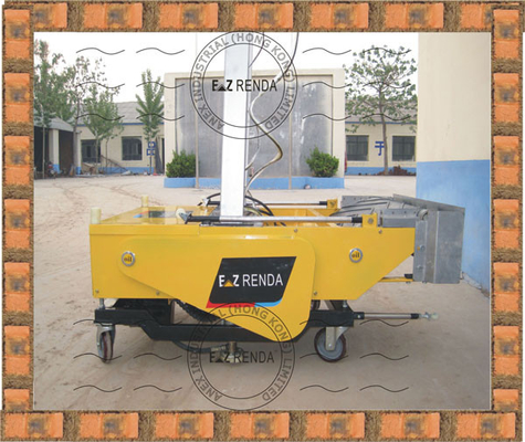 1350mm Width Automatic Rendering Machine for Mortar Wall House Stucco Electricity Three Phase