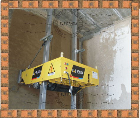 1350mm Width Automatic Rendering Machine for Mortar Wall House Stucco Electricity Three Phase