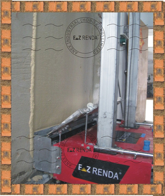 Full Automatic Rendering Machine Single Phase For Cement Mortar Wall China Supply Yellow Red