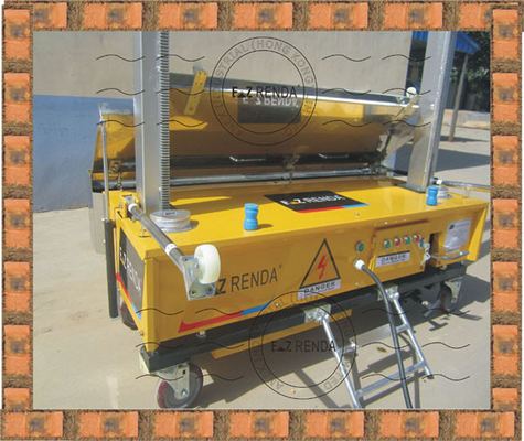 Automatic Mortar Plaster Rendering Machine for Lime Spray Plaster Electronic 220v / 380v