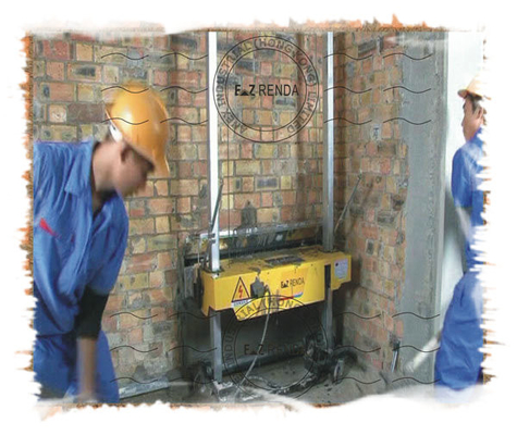 China Electric Mortar Wall Rendering Machine with Three Phase/ Single Phase Hydraulic System 1000mm Plaster Trowel