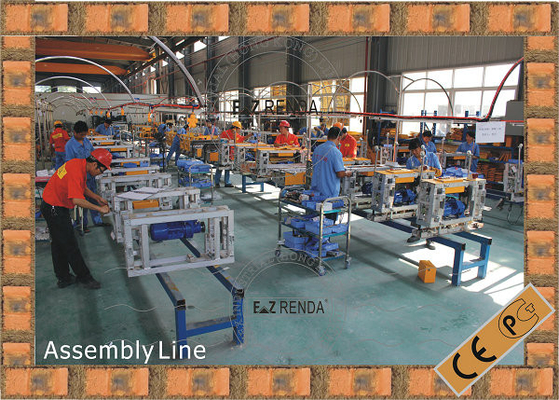 Block Cement Wall Ez Renda Rendering Machine Auto 4mm - 30mm Thick