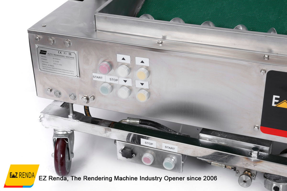 Stainless Steel Mechanical Plastering Machine For Gypsum Cement Spray On Plaster For Walls