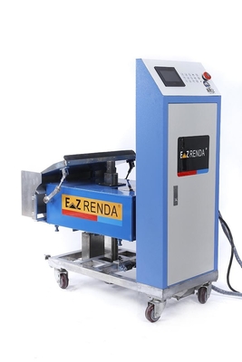 mobile auto wall plastering machine render mortar touch screen one person operate easily
