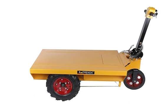 Convenient Electric Trolley Pallet With Battery , Mobile Construction Tool Trolley