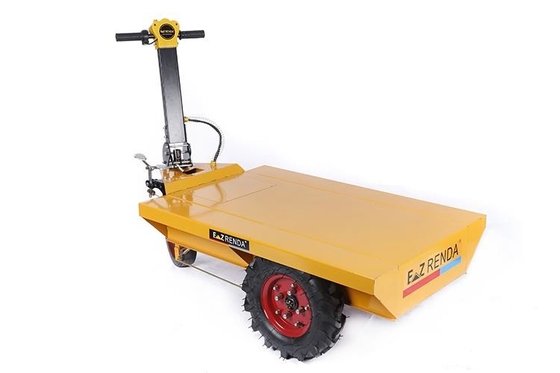 Convenient Electric Trolley Pallet With Battery , Mobile Construction Tool Trolley