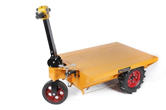 Convenient Electric Trolley Pallet With Battery , Mobile Construction Tool Trolley