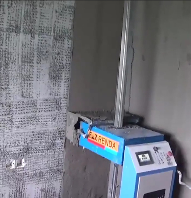 Automatic Wall Rendering Machine Without Pedal Auto Hydraulic System 300sqm Per 8 Hours