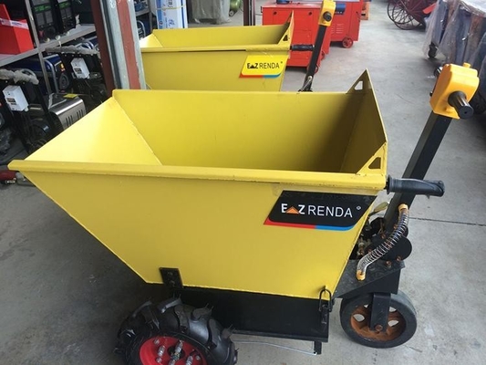 48V 650W Mobile Wheelbarrow With Battery Eletric Construction Cart 600kg Capacity