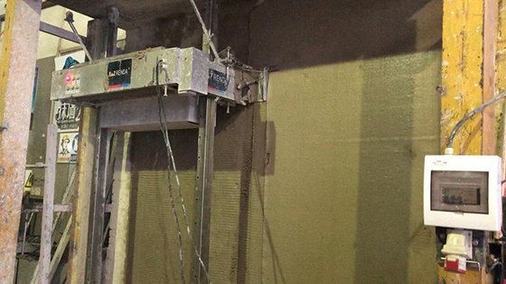Plaster Walls Ez Renda Rendering Machine 1.2 Meter Big Mortar Tank