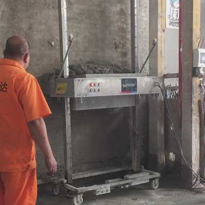 Waterproof Stainless Steel Wall Plastering Machine , Cement Lime Concrete Mortar Rendering Equipment