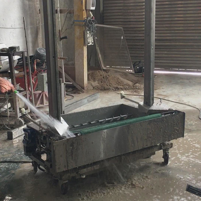 Waterproof Stainless Steel Wall Plastering Machine , Cement Lime Concrete Mortar Rendering Equipment