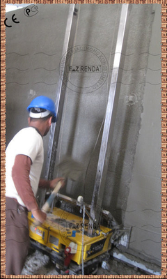 Most Portable Concrete Plastering Machine Skyscraper Wall Plastering 50HZ / 60HZ 0.75KW