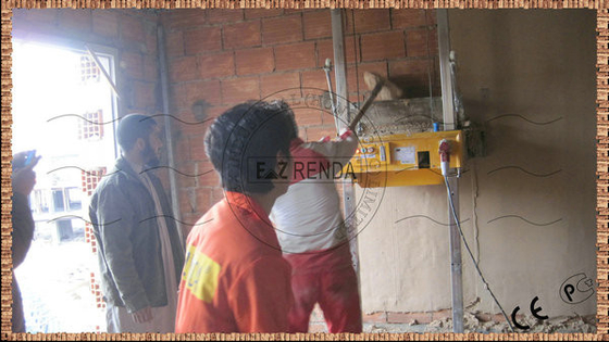 Patented Foshan Manufacture Gypsum Plaster Machine Render Height to 4.2m