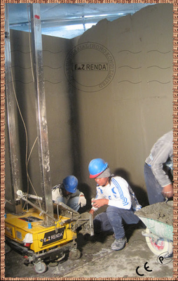 Auto Gypsum Plaster Machine 4mm - 30mm Render Height 4.2m Single Phase