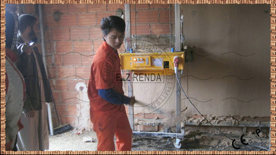 Auto Gypsum Plaster Machine 4mm - 30mm Render Height 4.2m Single Phase