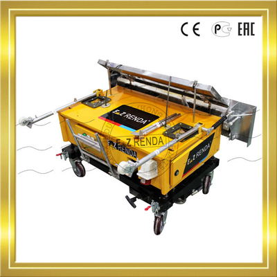 Most Portable Mortar Plastering Wall Rendering Machine / Automatic Rendering Machine